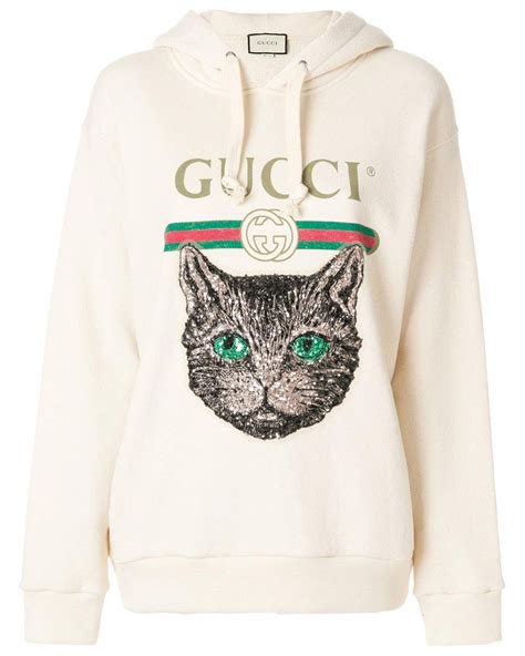 black kat hoodie gucci pink|Gucci sweatshirt.